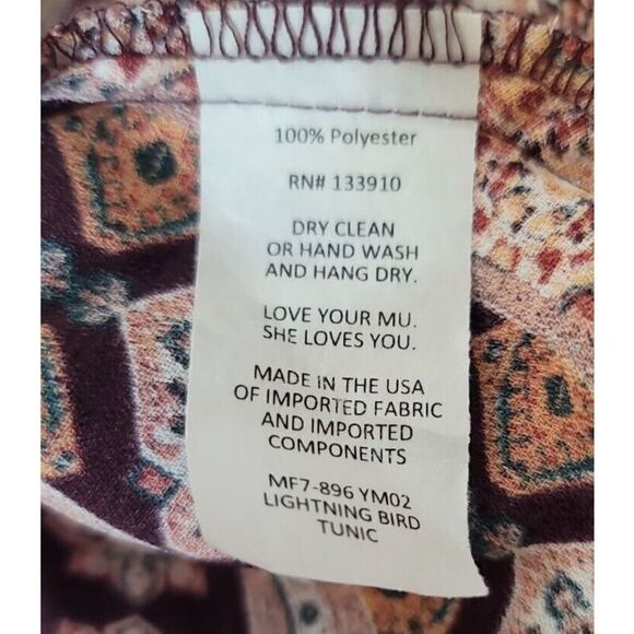 Show Me Your Mumu Lightning Bird Red Tunic Women's Shirt Size Small t2 - Picture 8 of 8